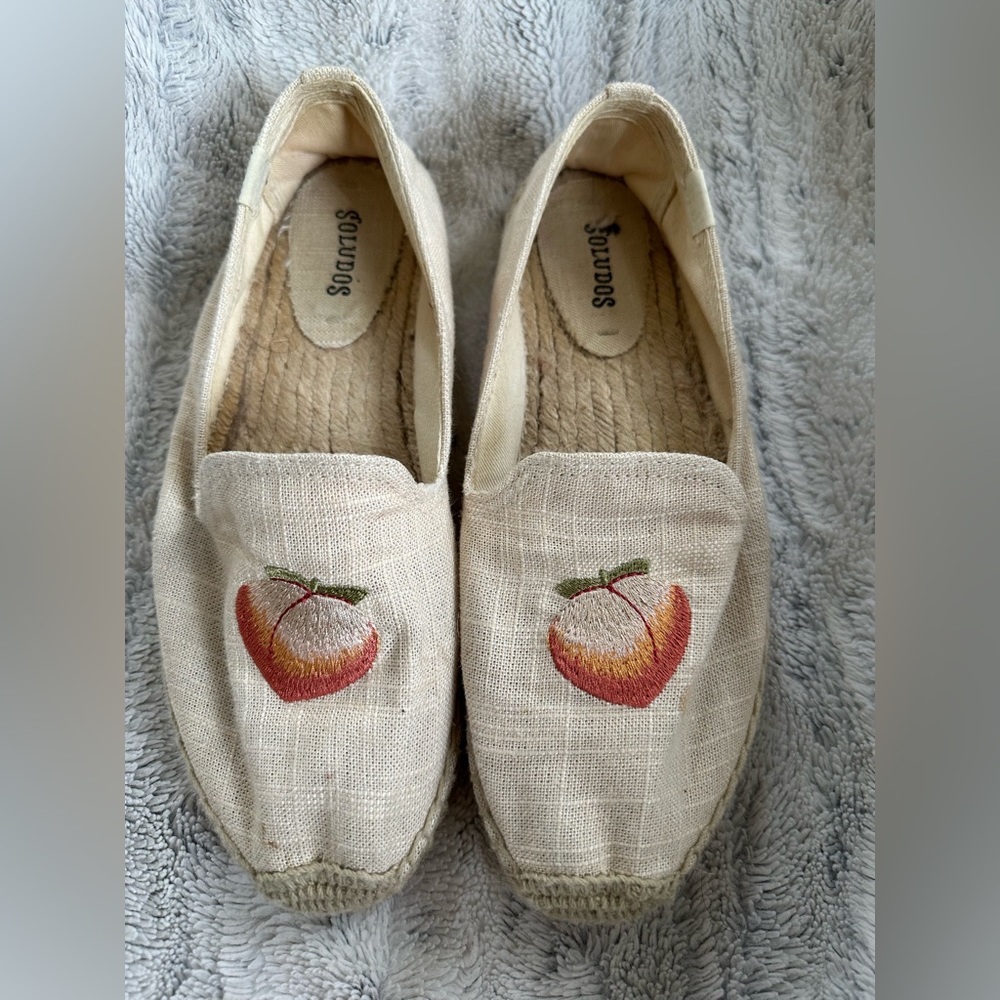 Soludos platform canvas espadrilles size 9.5 - Picture 8 of 11